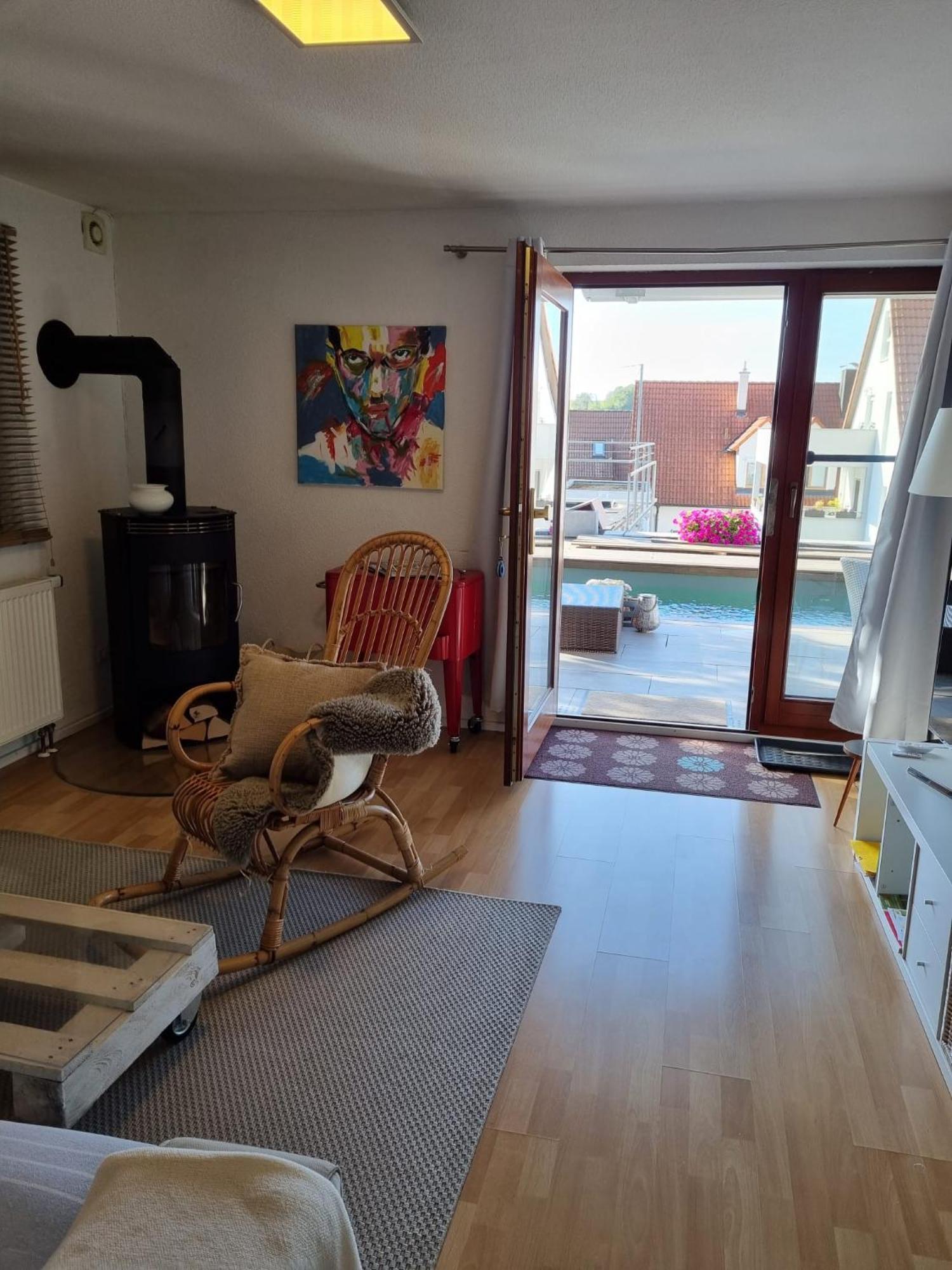 Studio 22, Terrasse,Pool,Sauna,Ofen Neuffen Exterior photo